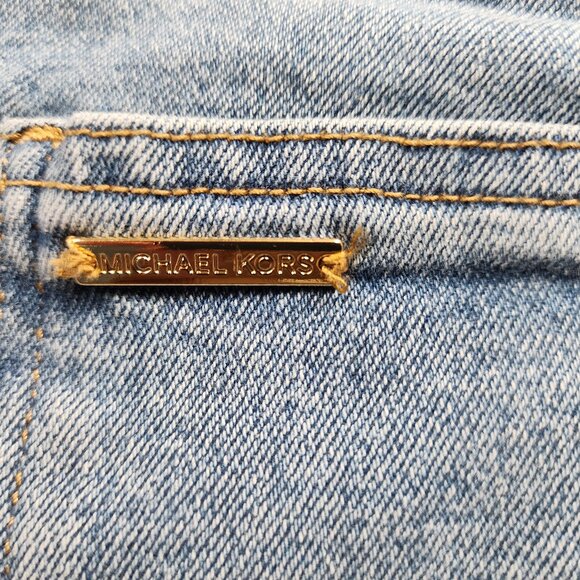 Michael Kors Light Wash Bootcut Flare Jeans Size 14 - Picture 15 of 16